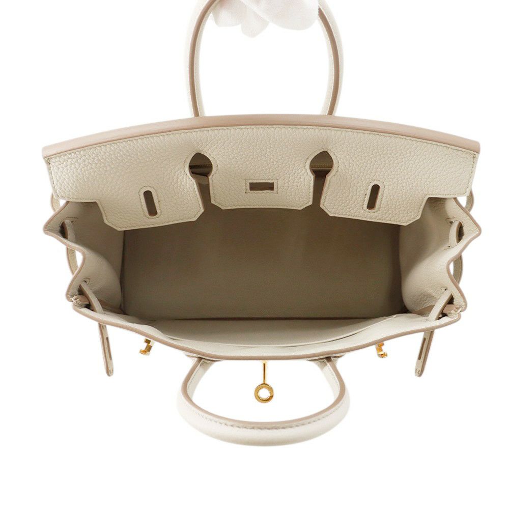 エルメス バーキン25 ベトン/ゴールド金具 トゴ U刻印 HERMES Birkin ハンドバッグ