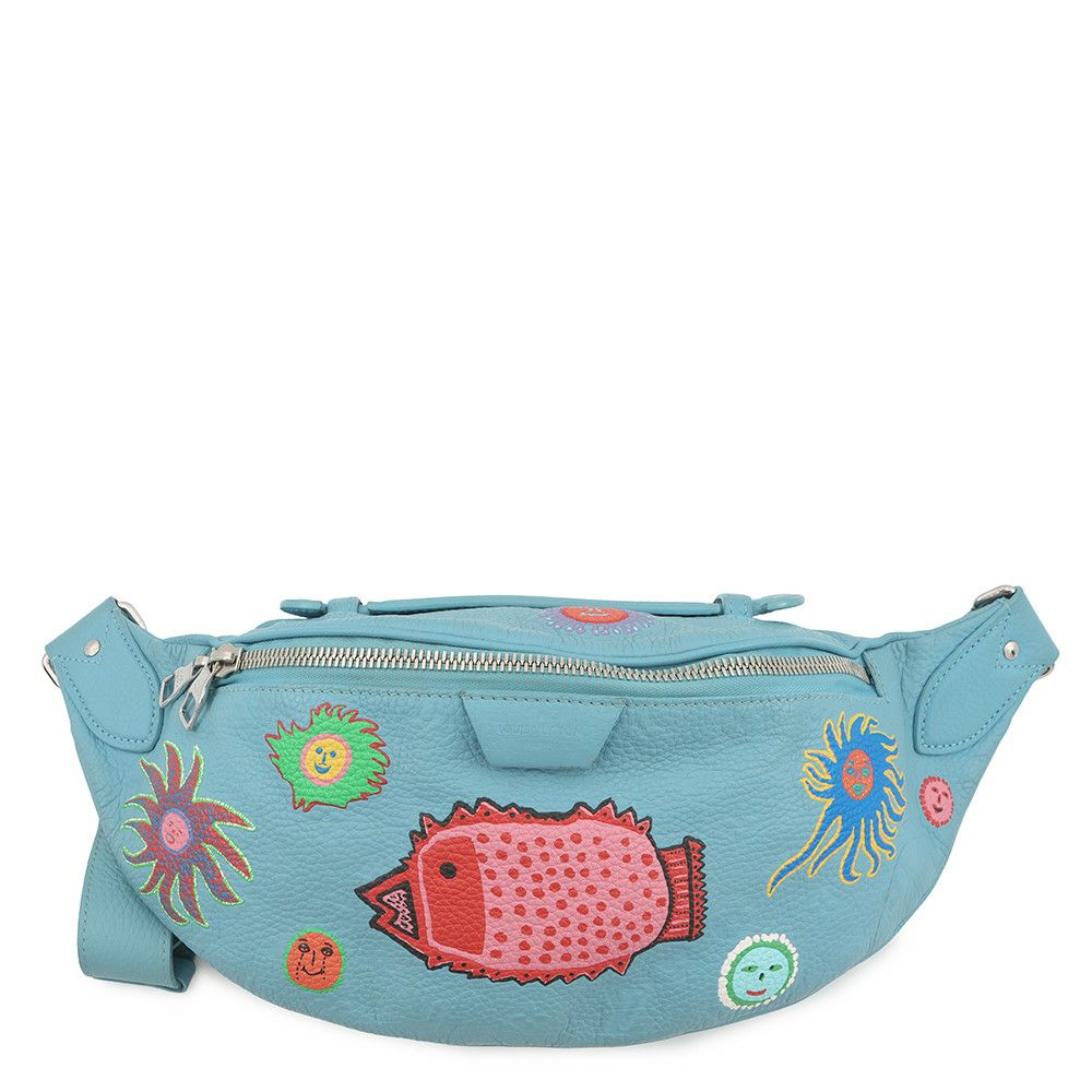 ルイヴィトン ボディバッグ モノグラム・トリヨン LV×YK マキシ・バムバッグ M21715 ウエストポーチ 草間彌生 FACES