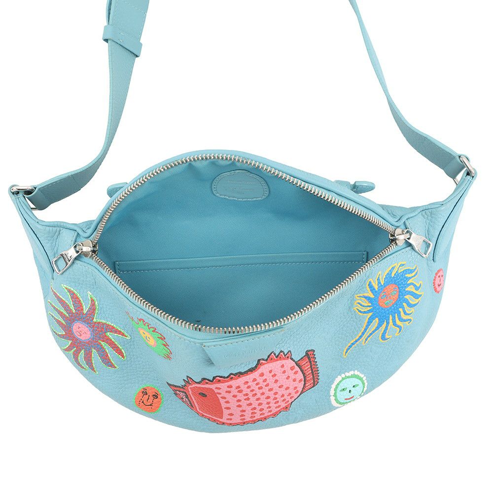 ルイヴィトン ボディバッグ モノグラム・トリヨン LV×YK マキシ・バムバッグ M21715 ウエストポーチ 草間彌生 FACES