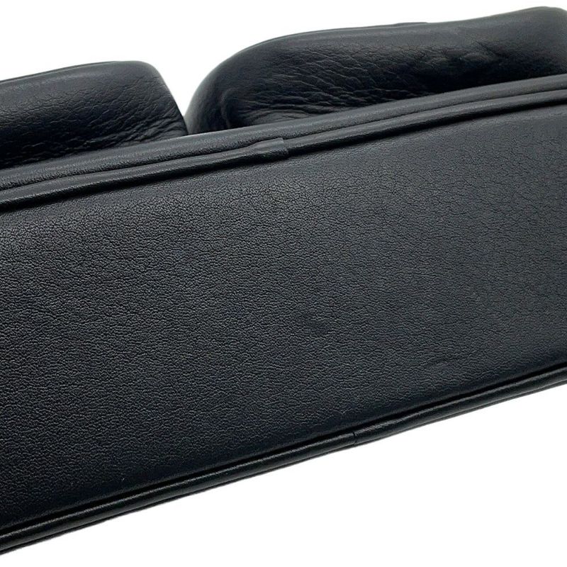 ルイヴィトン ショルダーバッグ モノグラム/カーフレザー ユーティリティ・クロスボディ M80450 ヴィトン ブラック 黒