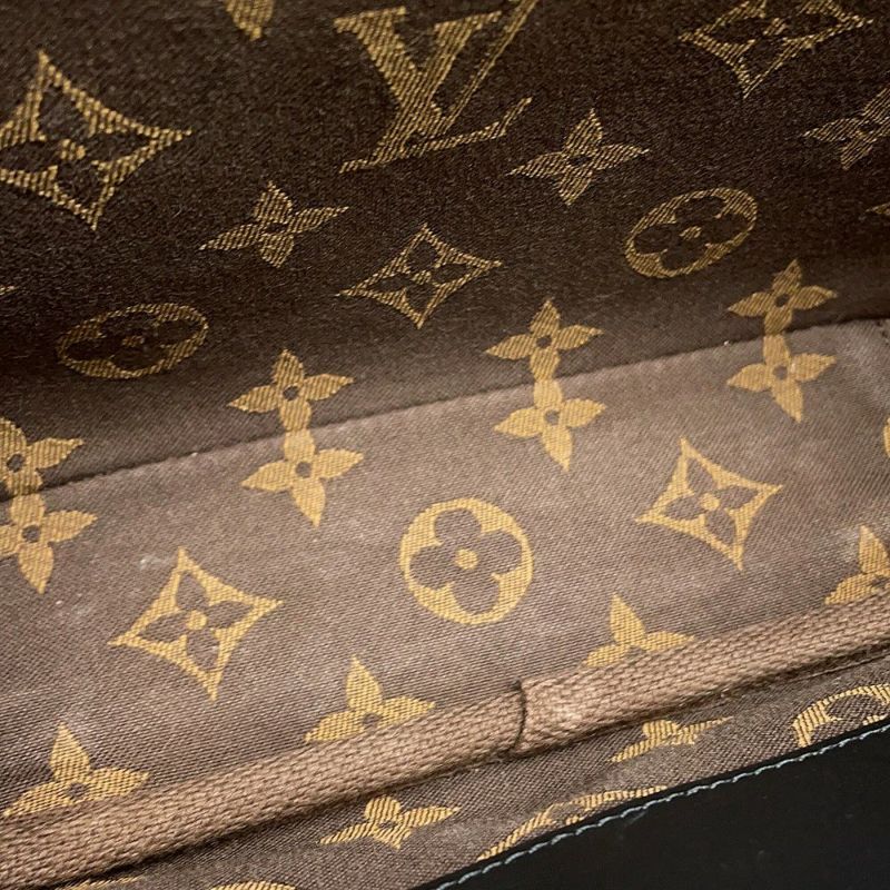 ルイヴィトン ショルダーバッグ モノグラム/カーフレザー ユーティリティ・クロスボディ M80450 ヴィトン ブラック 黒