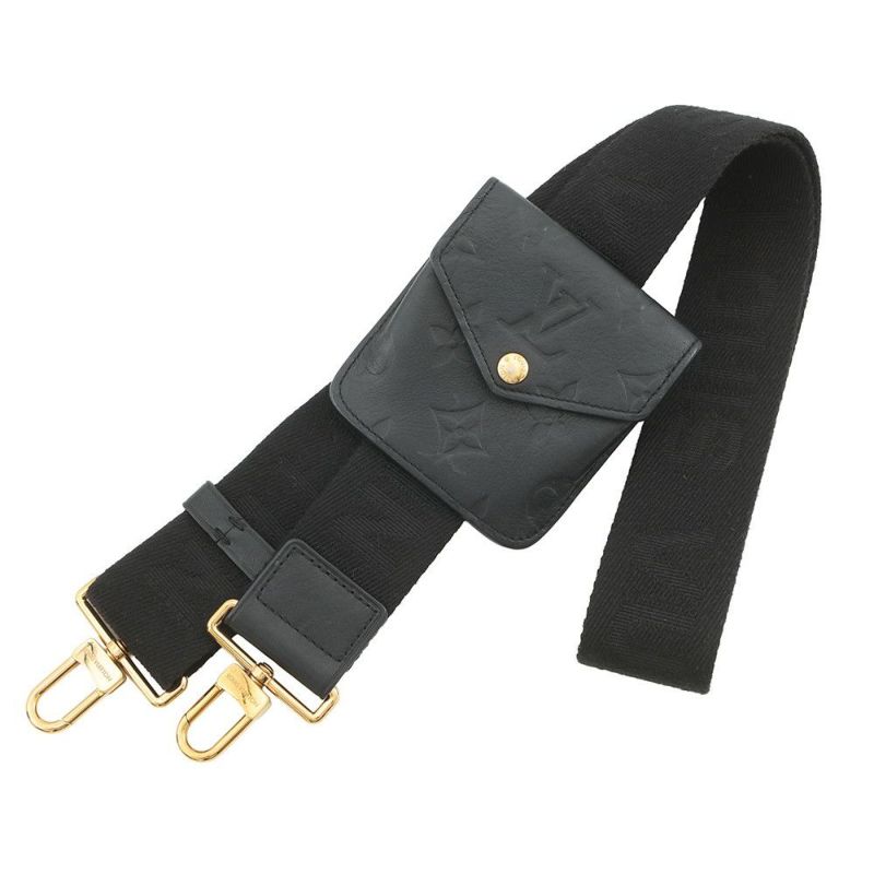 ルイヴィトン ショルダーバッグ モノグラム/カーフレザー ユーティリティ・クロスボディ M80450 ヴィトン ブラック 黒