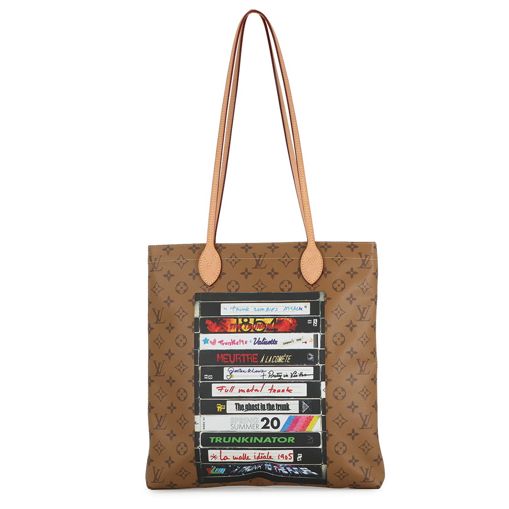 ルイヴィトン トートバッグ モノグラム・リバース/ビデオプリント キャリー・イット M45198 LOUIS VUITTON ヴィトン バッグ