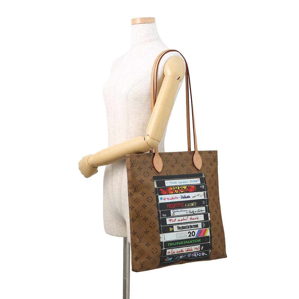 ルイヴィトン トートバッグ モノグラム・リバース/ビデオプリント キャリー・イット M45198 LOUIS VUITTON ヴィトン バッグ