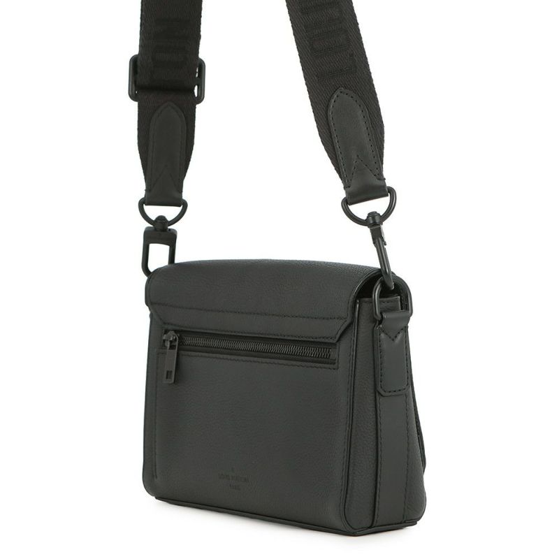 ルイヴィトン ショルダーバッグ LV アエログラム テイクオフ・メッセンジャーPM  M24769 LOUIS VUITTON ブラック 黒