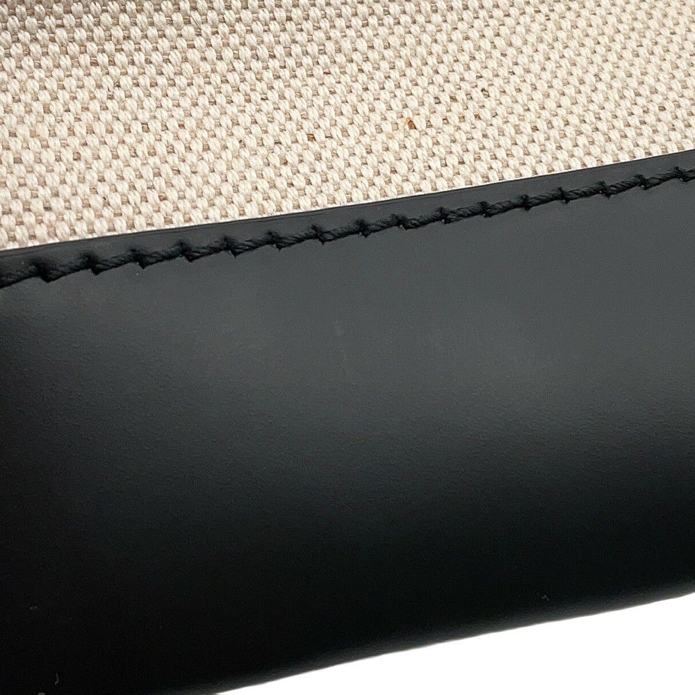 バレンシアガ クラッチバッグ ネイビー クリップ レザー レザー/キャンバス 373834 BALENCIAGA バッグ ポーチ