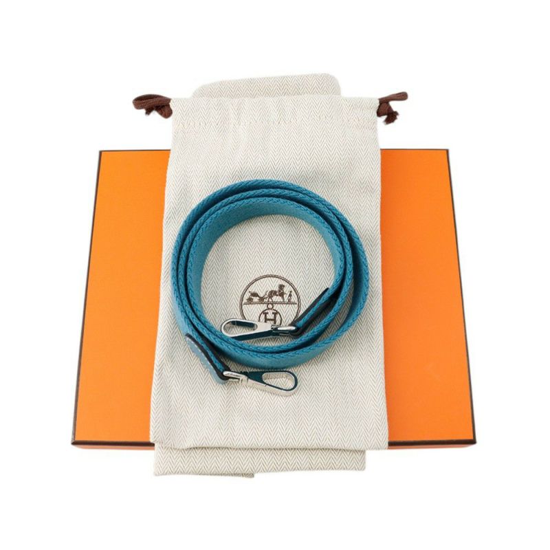 エルメス エブリンTPM 85cm アマゾン ニューブルージーン/シルバー金具 トリヨンクレマンス K刻印