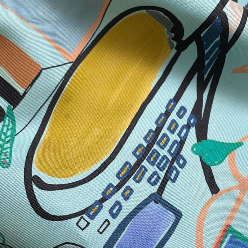 エルメス ハンドバッグ ミュザルディーヌ ブラック/マルチカラー/シルバー金具 エプソン/シルク X刻印 HERMES バッグ 黒