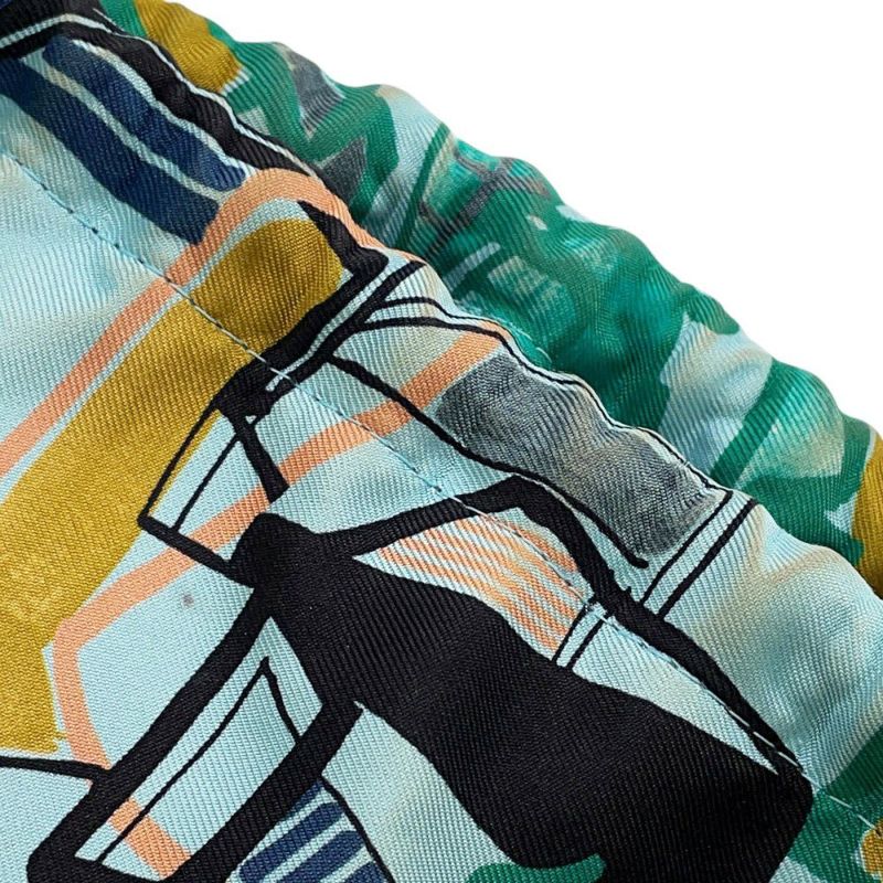 エルメス ハンドバッグ ミュザルディーヌ ブラック/マルチカラー/シルバー金具 エプソン/シルク X刻印 HERMES バッグ 黒