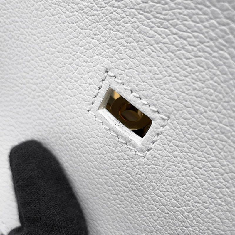 エルメス ジプシエール ミニ ニューホワイト/ゴールド金具 エバーカラー W刻印 白