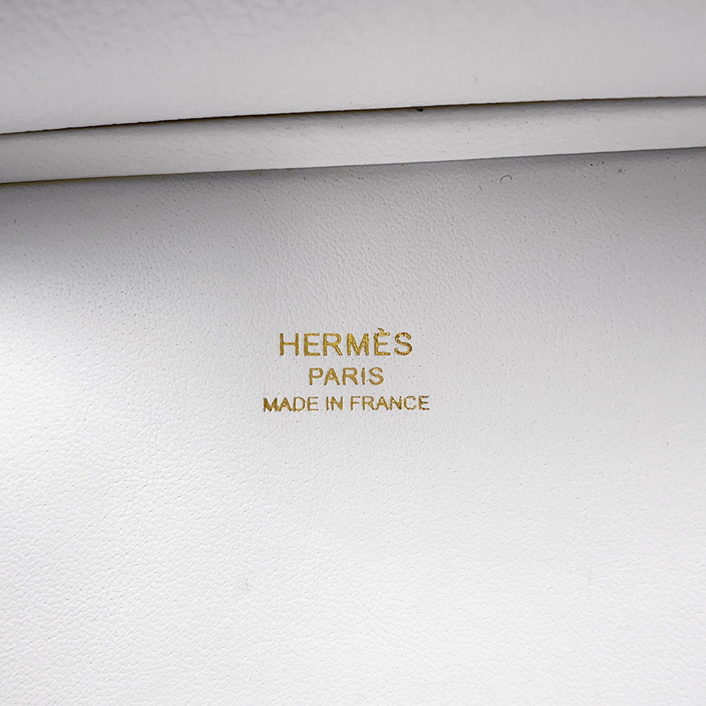 エルメス ジプシエール ミニ ニューホワイト/ゴールド金具 エバーカラー W刻印 白
