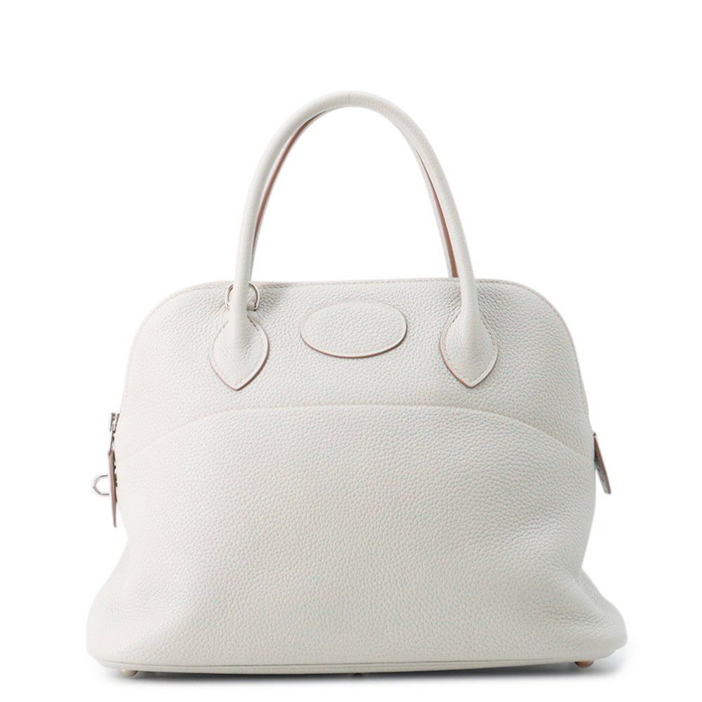 エルメス ハンドバッグ ボリード31 パールグレー/シルバー金具 トリヨンクレマンス □O刻印 ２wayショルダー