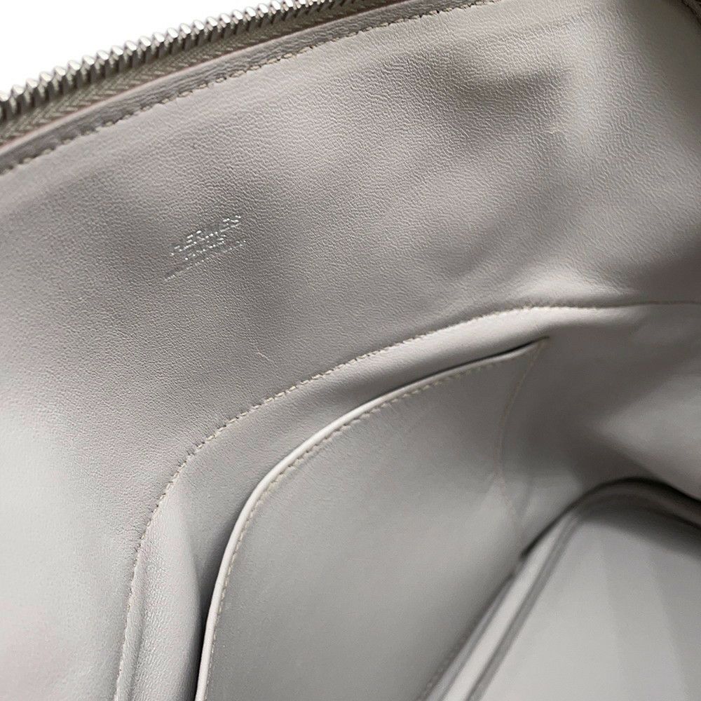 エルメス ハンドバッグ ボリード31 パールグレー/シルバー金具 トリヨンクレマンス □O刻印 ２wayショルダー