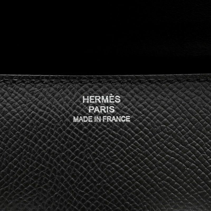エルメス コンスタンス エラン ミロワール ブラック/シルバー金具 エプソン K刻印 黒