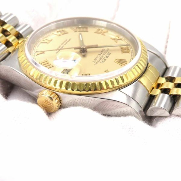 ロレックス デイトジャスト36 SS/K18YGイエローゴールド L番 16233 ROLEX 腕時計