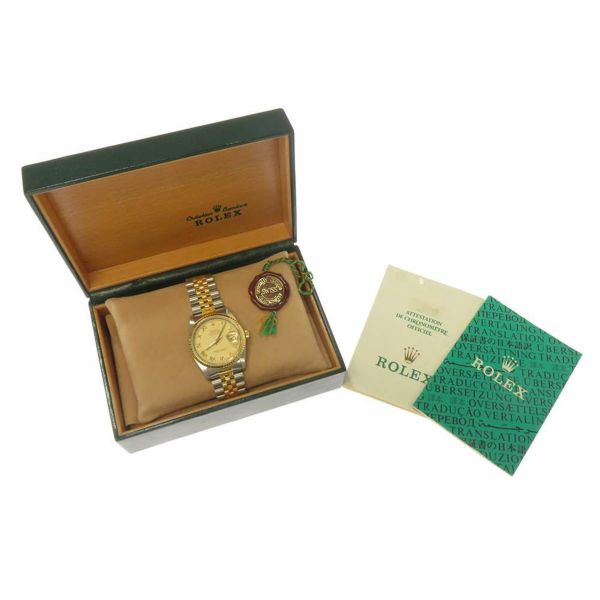 ロレックス デイトジャスト36 SS/K18YGイエローゴールド L番 16233 ROLEX 腕時計