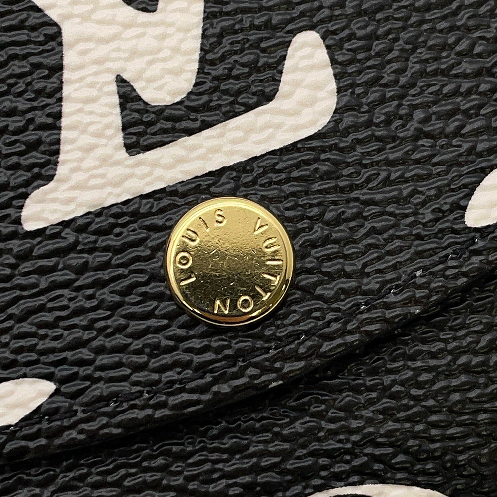 ルイヴィトン コインケース モノグラム/ワイルド・アット・ハート ポルトモネ・ロザリ M80755 ヴィトン 財布 小銭入れ ブラック 黒