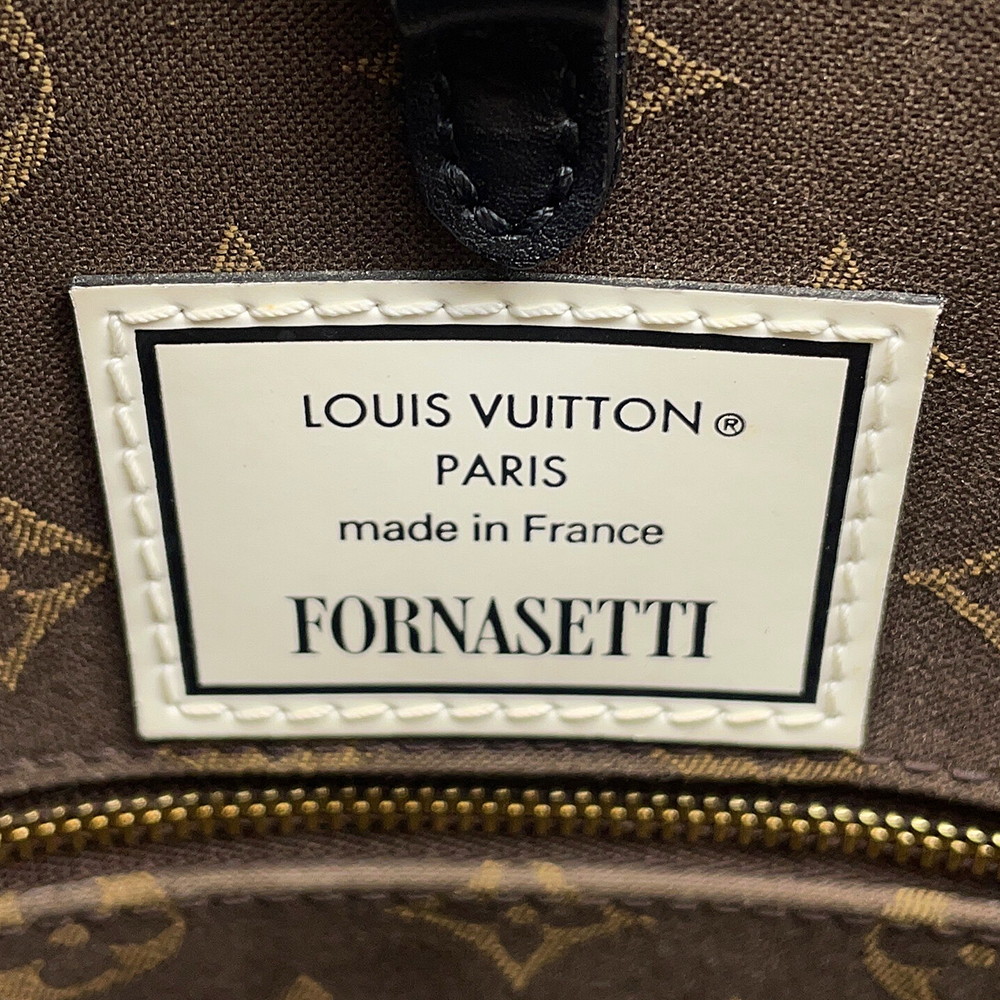ルイヴィトン トートバッグ モノグラム オンザゴーMM  LV × Fornasetti M59264 2way ショルダーバッグ フォルナセッティ 白
