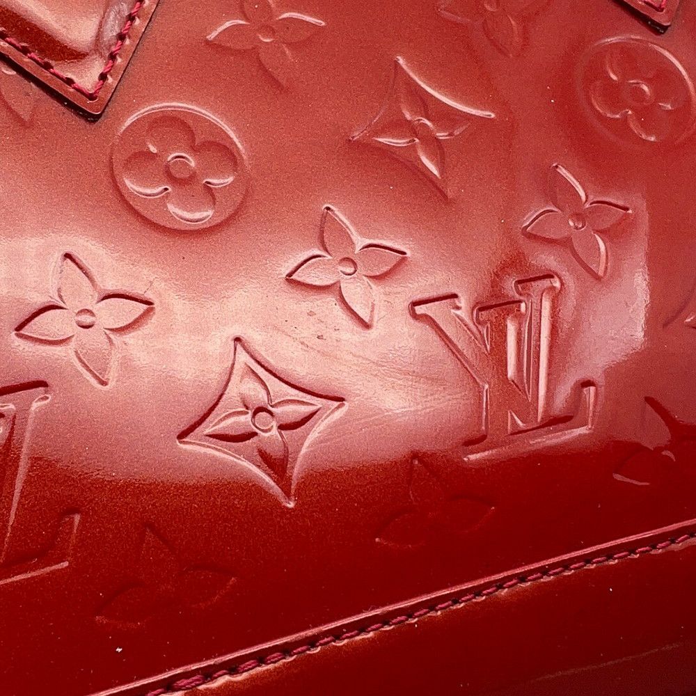 ルイヴィトン ハンドバッグ モノグラム・ヴェルニ アルマBB M90174 LOUIS VUITTON 2way レッド