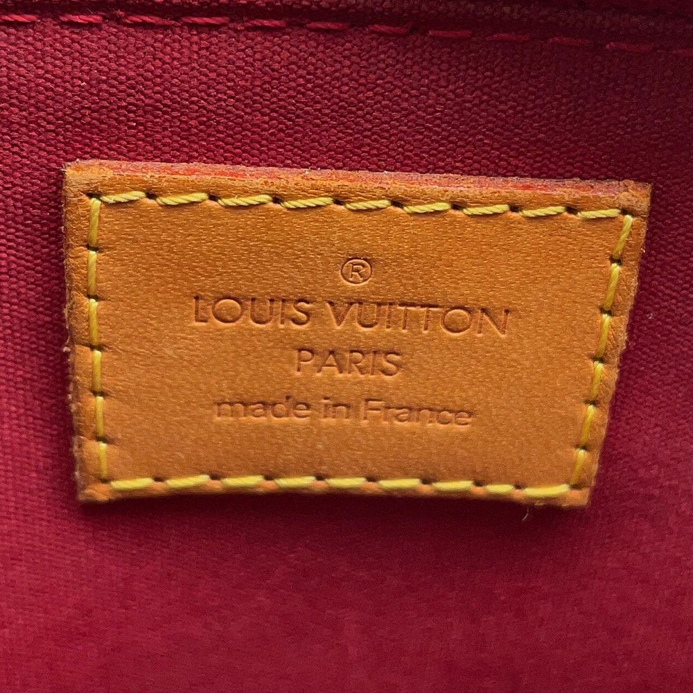 ルイヴィトン ハンドバッグ モノグラム・ヴェルニ アルマBB M90174 LOUIS VUITTON 2way レッド