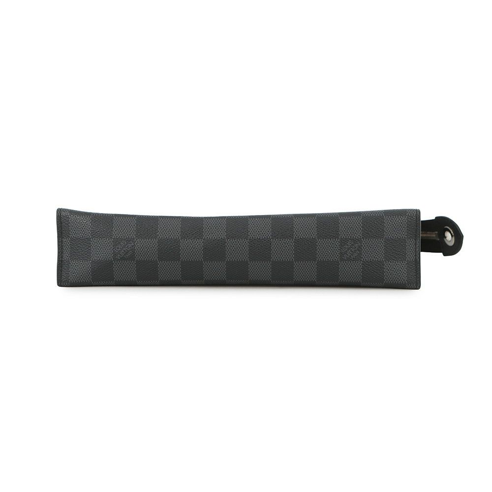 ルイヴィトン クラッチバッグ ダミエ・グラフィット ポシェット･ヴォワヤージュMM N41696 LOUIS VUITTON 黒 ブラック
