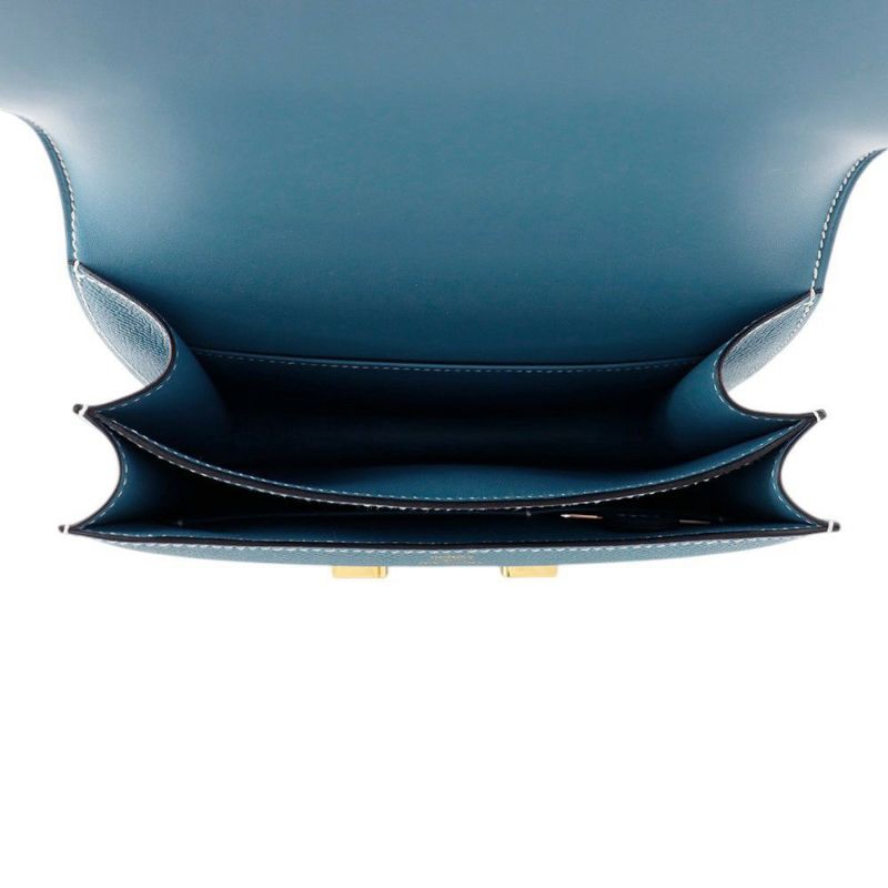 エルメス ミニ コンスタンス3 ミロワール ニューブルージーン/ゴールド金具 エプソン W刻印