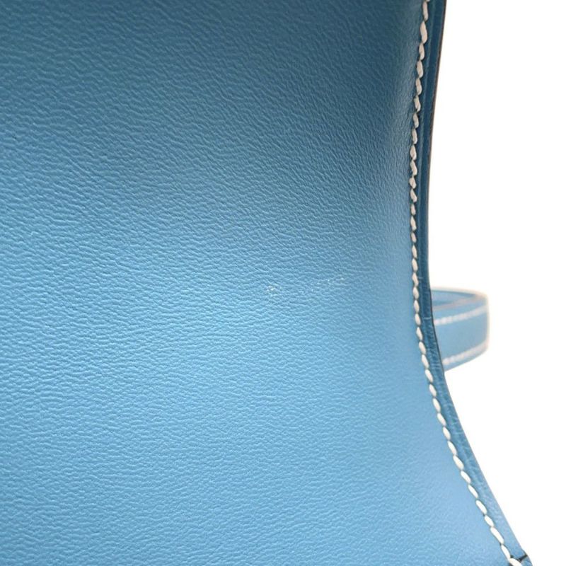 エルメス ミニ コンスタンス3 ミロワール ニューブルージーン/ゴールド金具 エプソン W刻印