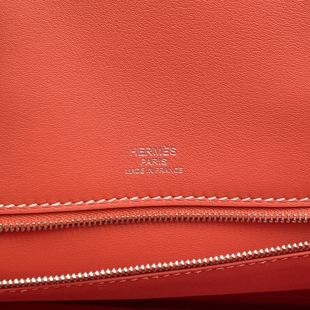 エルメス バーキン25 シャドウ サンギーヌ/シルバー金具 スイフト U刻印 HERMES Birkin ハンドバッグ