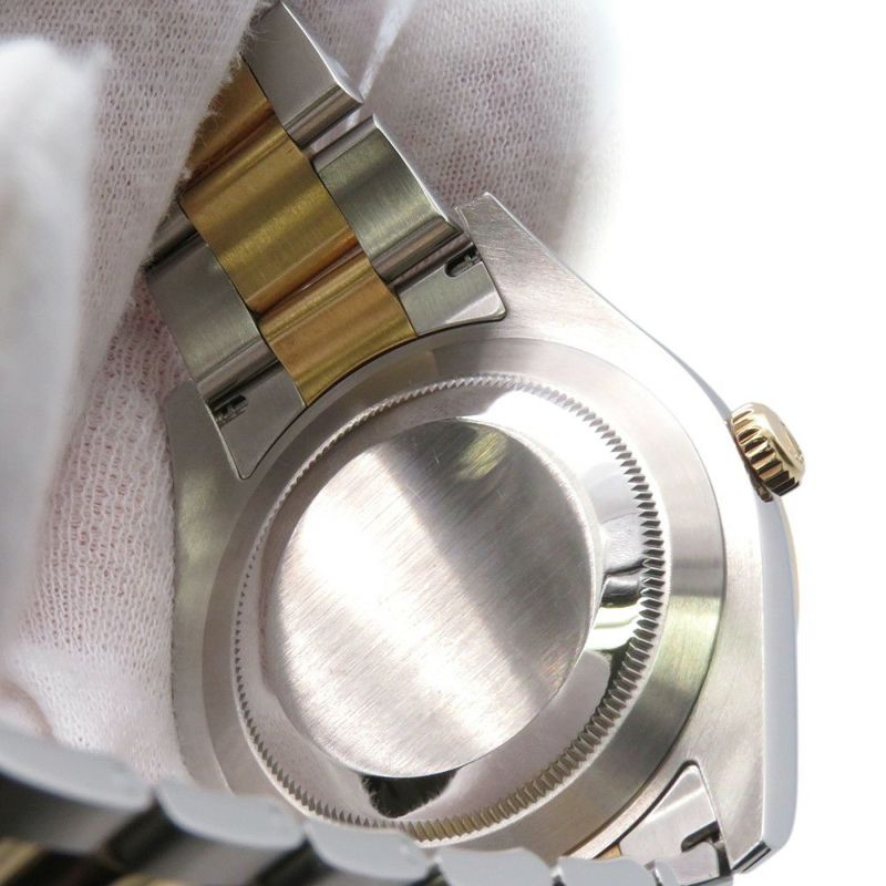 ロレックス デイトジャスト II ランダムシリアル ルーレット SS/K18YG 116333 ROLEX 腕時計 黒文字盤