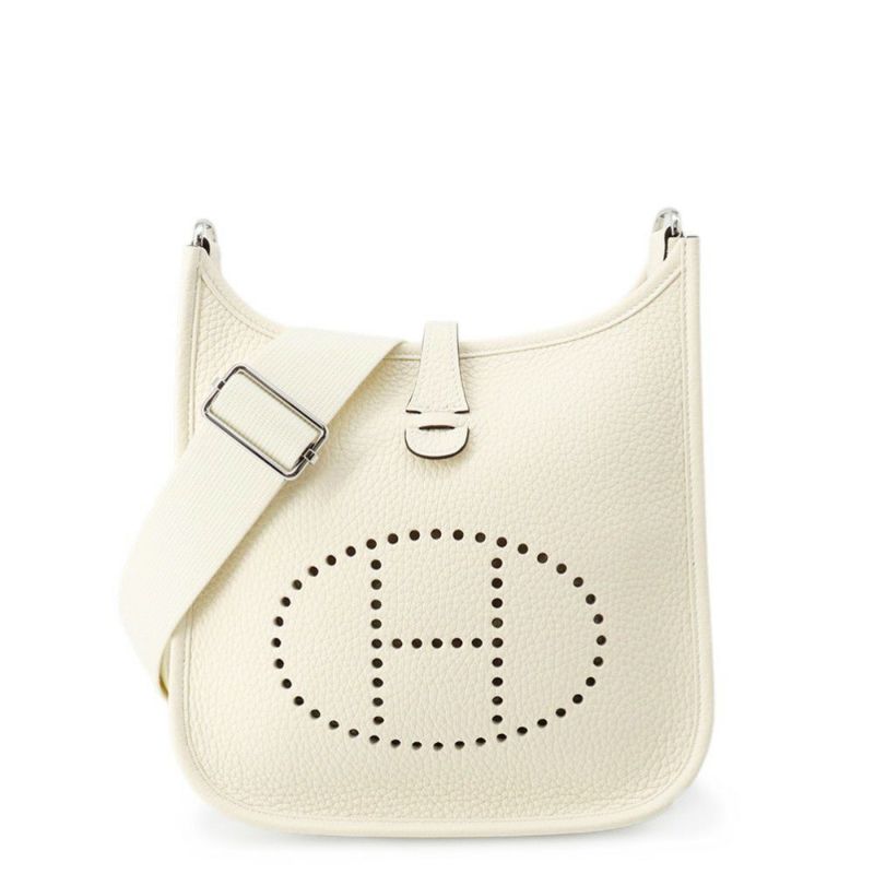 エルメス ショルダーバッグ エブリン3 23  クレーム/シルバー金具 トリヨンクレマンス K刻印 クリーム