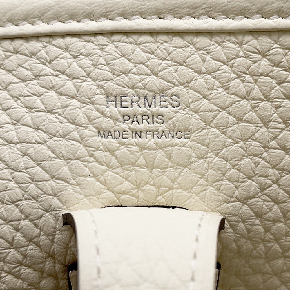 エルメス ショルダーバッグ エブリン3 23  クレーム/シルバー金具 トリヨンクレマンス K刻印 クリーム