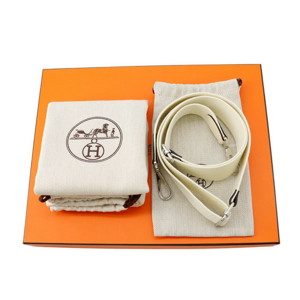 エルメス ショルダーバッグ エブリン3 23  クレーム/シルバー金具 トリヨンクレマンス K刻印 クリーム