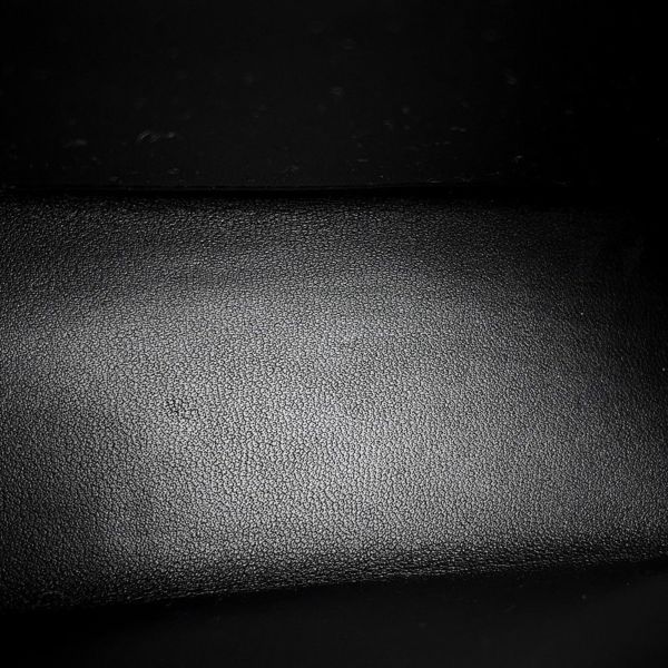 エルメス ミニケリー2 外縫い ブラック/シルバー金具 アリゲーターシャイン K刻印 HERMES ２wayショルダー 黒