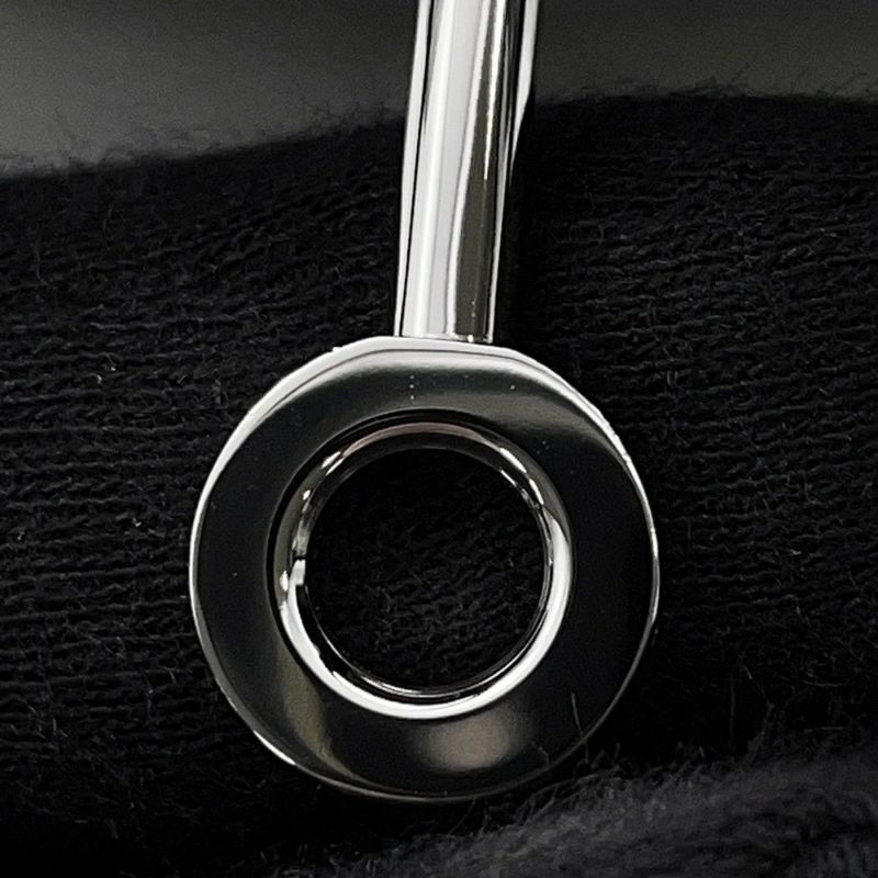 エルメス ミニケリー2 外縫い ブラック/シルバー金具 アリゲーターシャイン K刻印 HERMES ２wayショルダー 黒