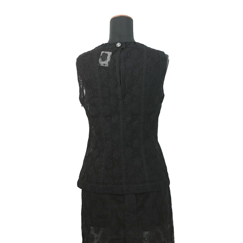 シャネル セットアップ レース アンサンブル レディースサイズ34/36/36 P75162/P75235/P75163 CHANEL 黒