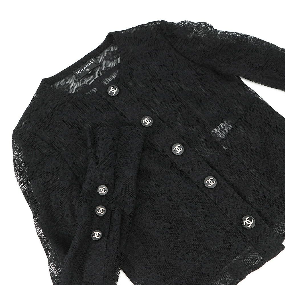 シャネル セットアップ レース アンサンブル レディースサイズ34/36/36 P75162/P75235/P75163 CHANEL 黒
