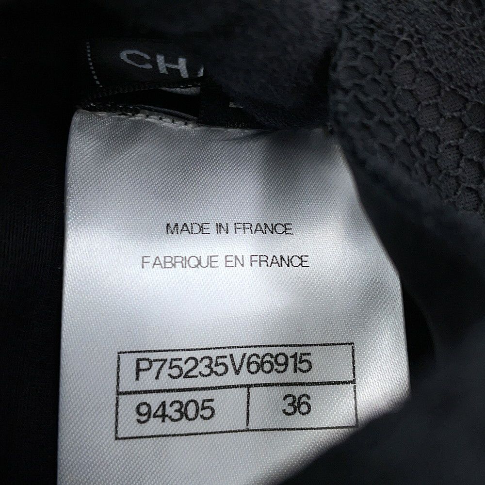 シャネル セットアップ レース アンサンブル レディースサイズ34/36/36 P75162/P75235/P75163 CHANEL 黒