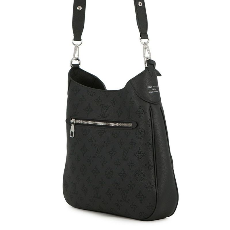 ルイヴィトン ショルダーバッグ モノグラム・マヒナ オール アラウンド MM M14618 ヴィトン バッグ 2way ブラック 黒