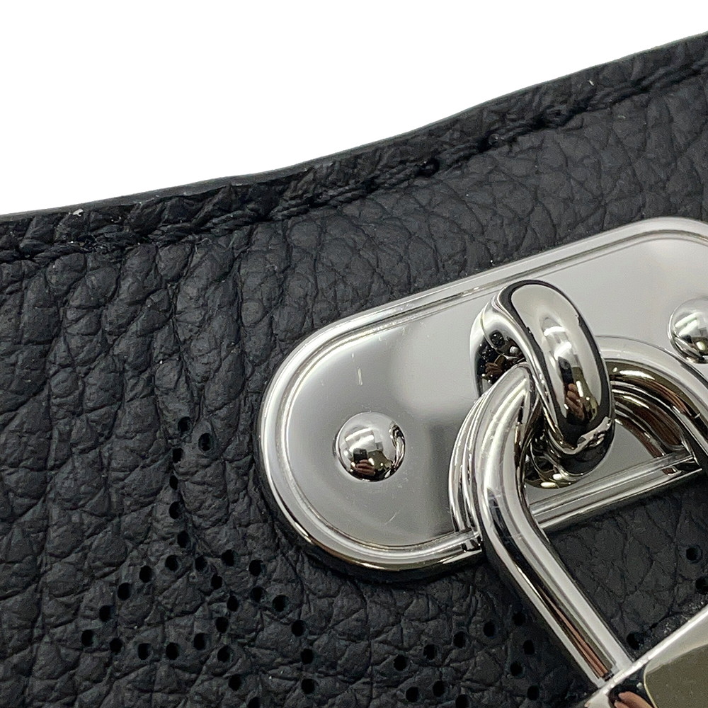 ルイヴィトン ショルダーバッグ モノグラム・マヒナ オール アラウンド MM M14618 ヴィトン バッグ 2way ブラック 黒