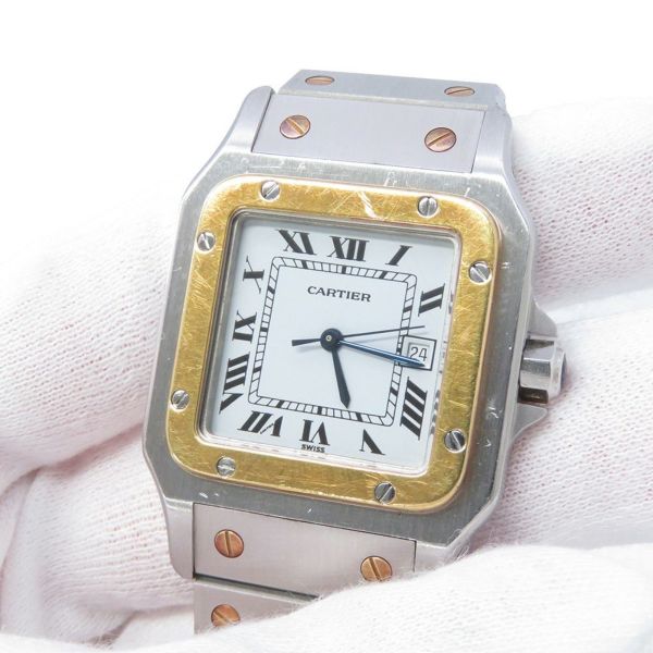 カルティエ サントスガルベ LM Cartier 腕時計 白文字盤