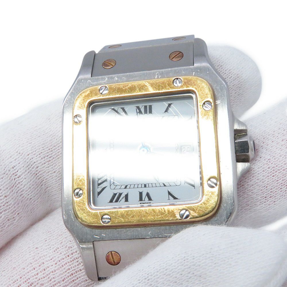 カルティエ サントスガルベ LM Cartier 腕時計 白文字盤