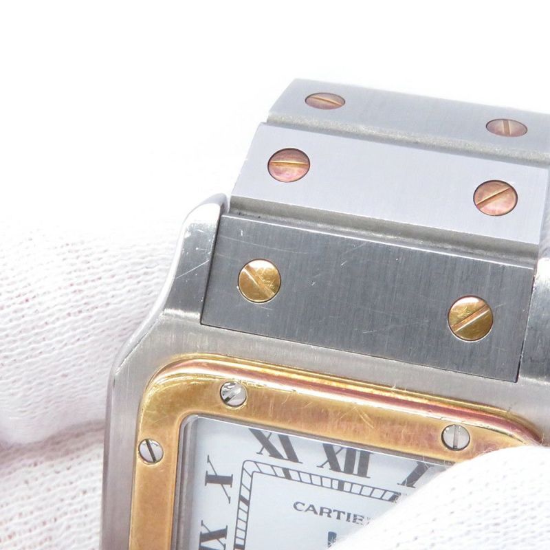 カルティエ サントスガルベ LM Cartier 腕時計 白文字盤