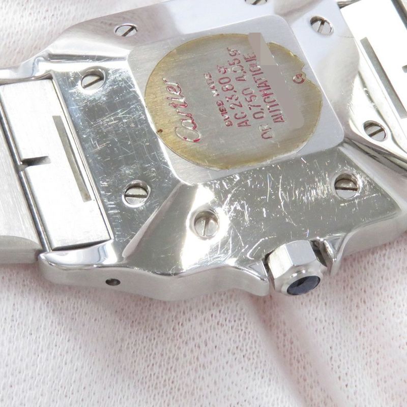 カルティエ サントスガルベ LM Cartier 腕時計 白文字盤