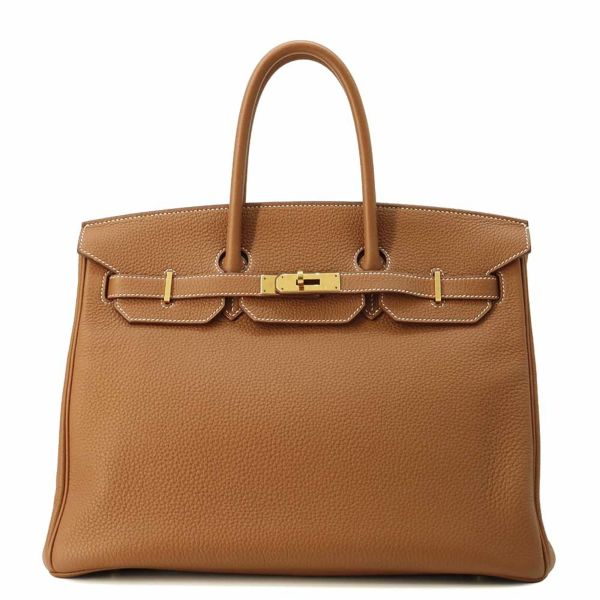 エルメス バーキン35 ゴールド/ゴールド金具 トゴ C刻印 HERMES Birkin ハンドバッグ