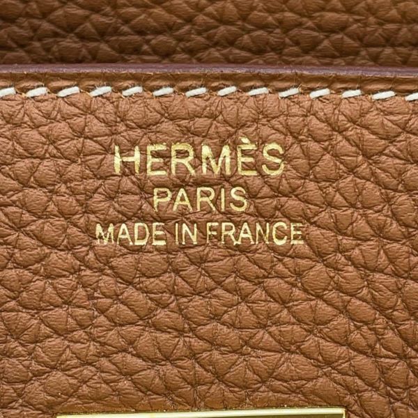 エルメス バーキン35 ゴールド/ゴールド金具 トゴ C刻印 HERMES Birkin ハンドバッグ