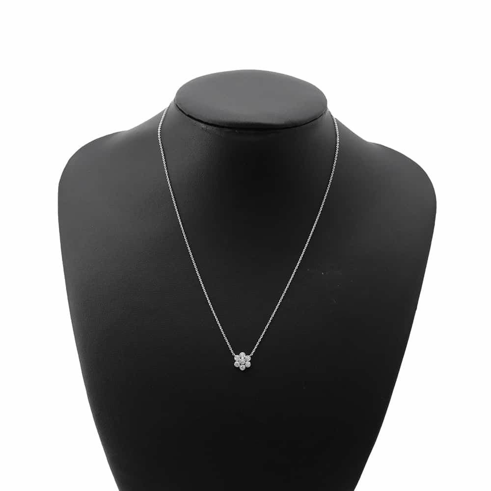 ティファニー ネックレス フラワー ダイヤモンド Pt950プラチナ Tiffany&Co. ジュエリー