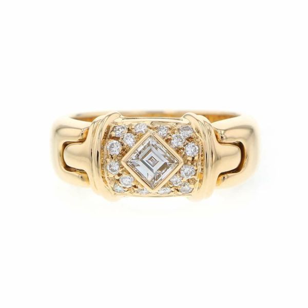 ブルガリ リング チェルティカ ダイヤモンド K18YGイエローゴールド リングサイズ9号 BVLGARI ジュエリー