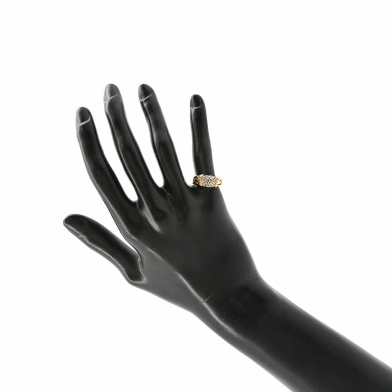 ブルガリ リング チェルティカ ダイヤモンド K18YGイエローゴールド リングサイズ9号 BVLGARI ジュエリー