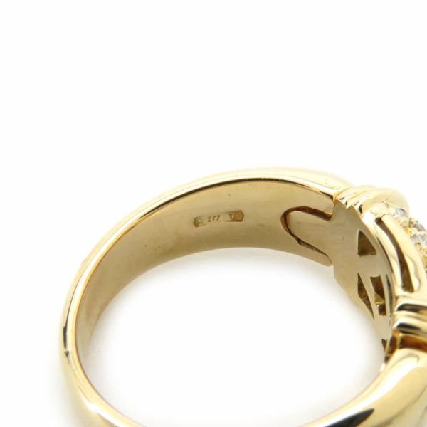 ブルガリ リング チェルティカ ダイヤモンド K18YGイエローゴールド リングサイズ9号 BVLGARI ジュエリー