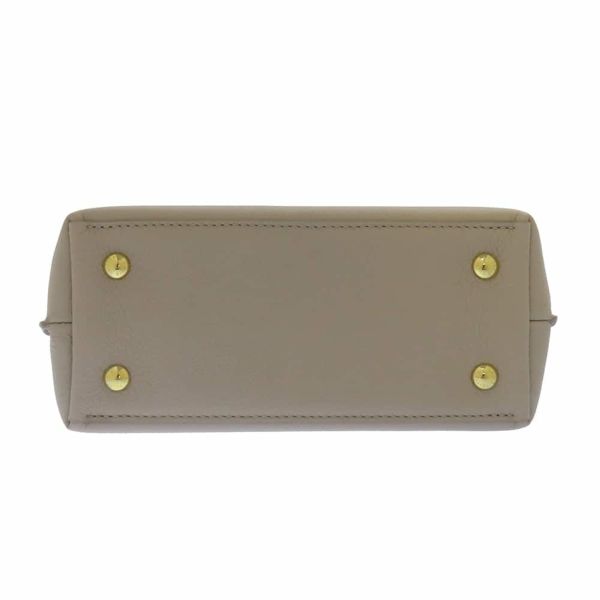 ルイヴィトン ハンドバッグ グレインレザー ロックミー・エヴァー MINI M21052 LOUIS VUITTON グレージュ2way